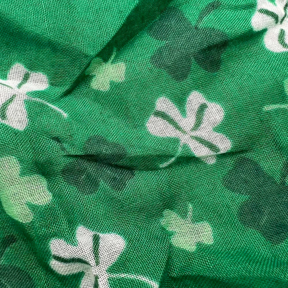 2pcs Olive Skinny Printed Scarf